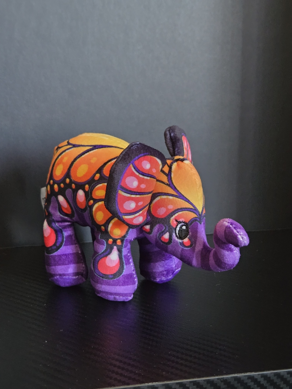 Pop Art Monarch Mini Elephant 4" Plush